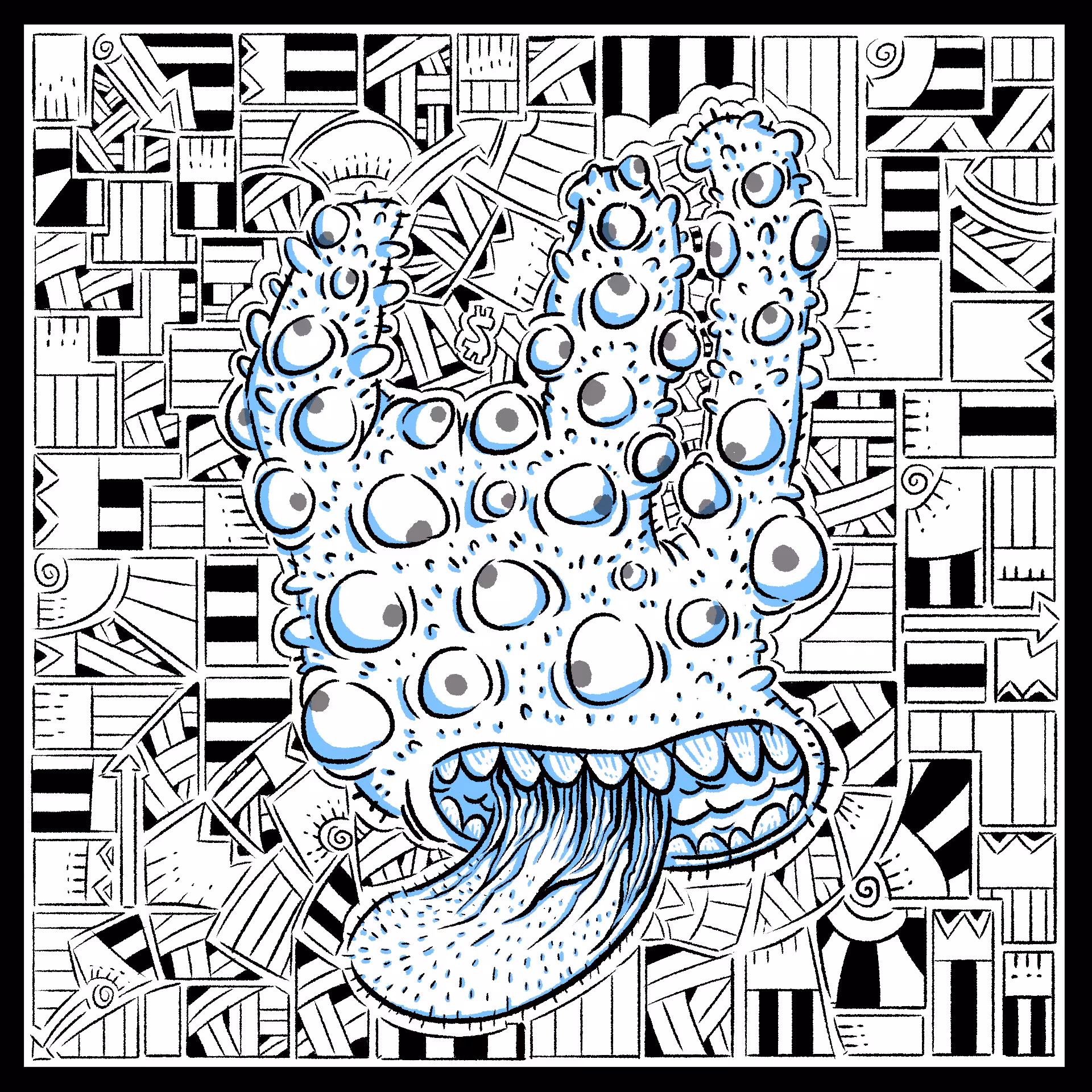 creature 002 Lineart