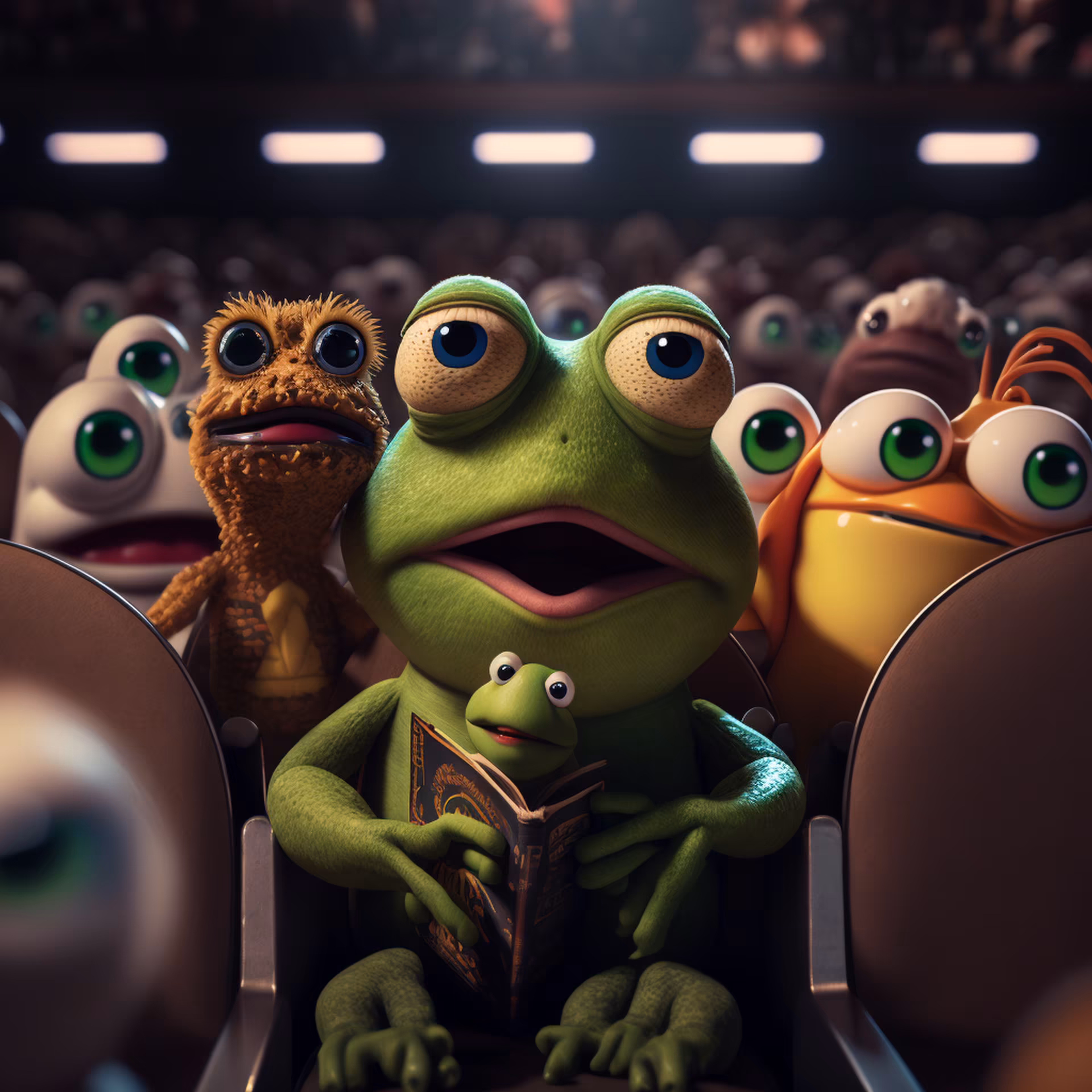 Pepe's World: Pepe enjoying at the theatre