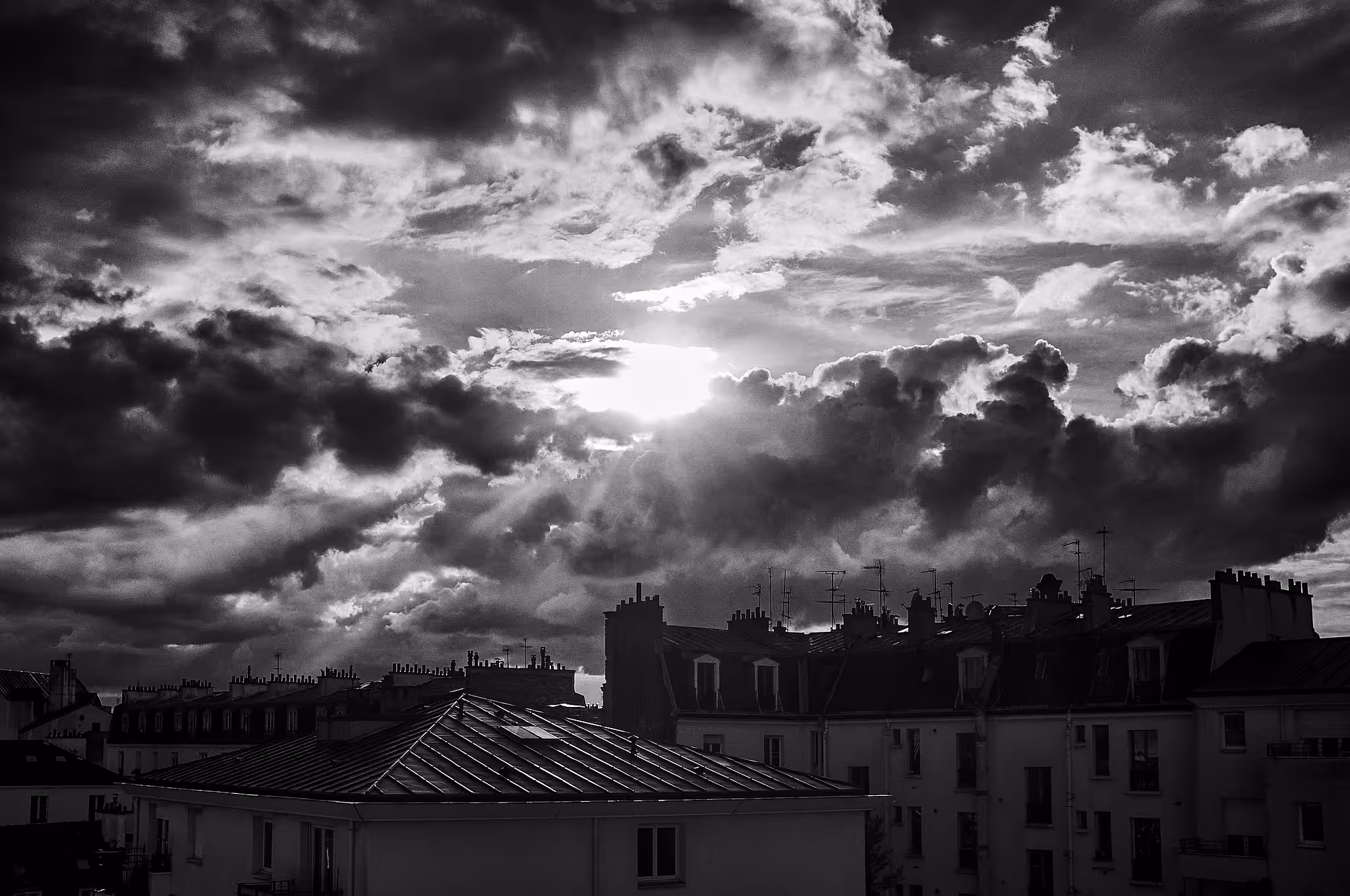 At my window