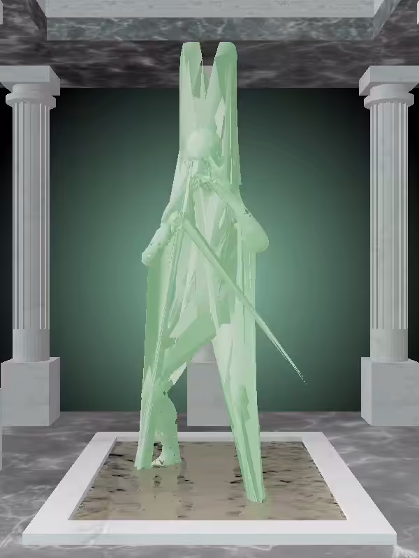 HeavenComputer: The Punching Normie Green Woman #5629