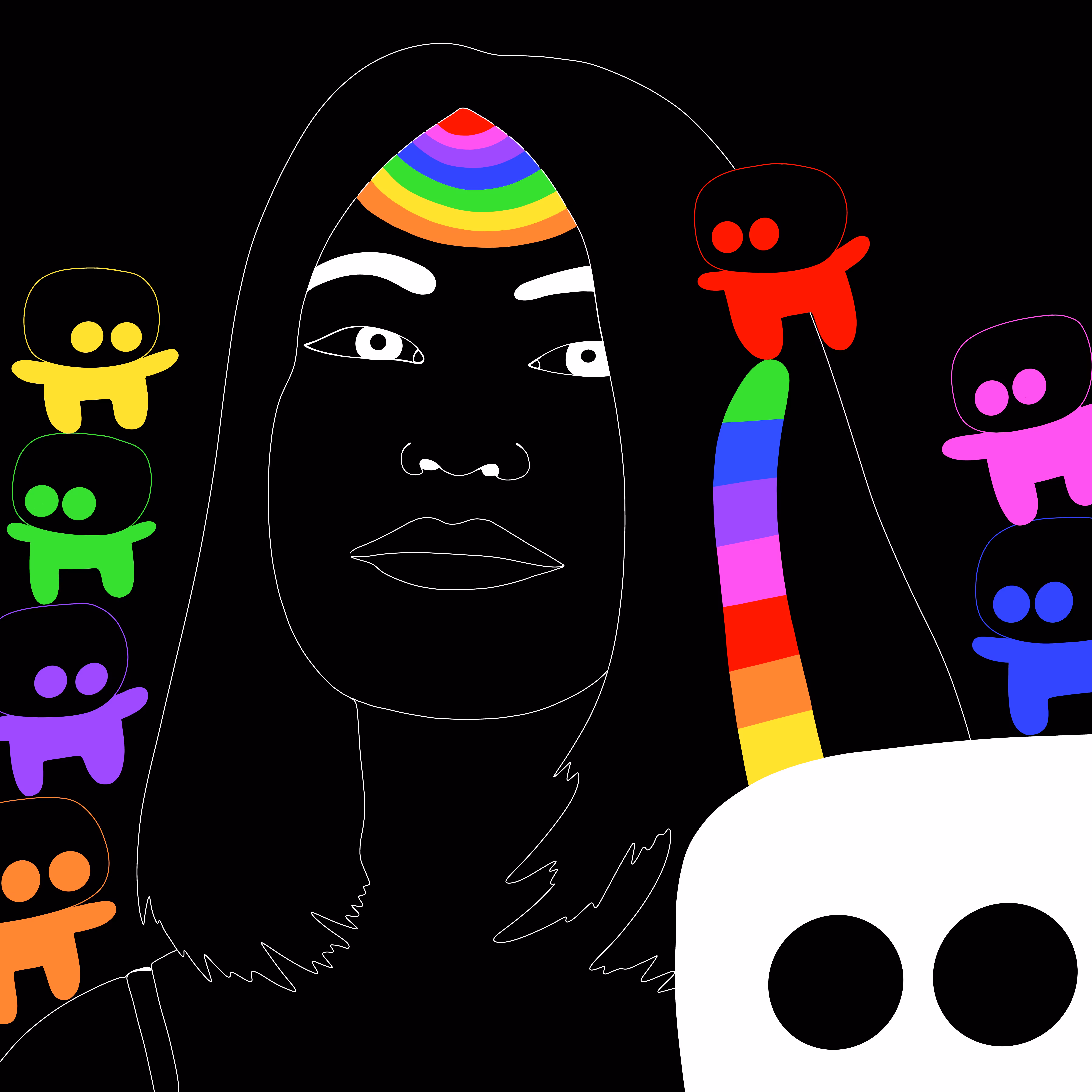 IZY portrait with URCORNY