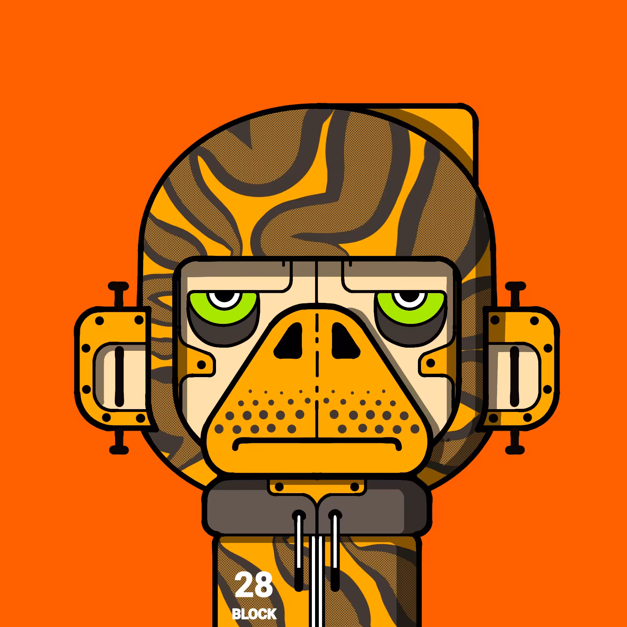 monkey block #028
