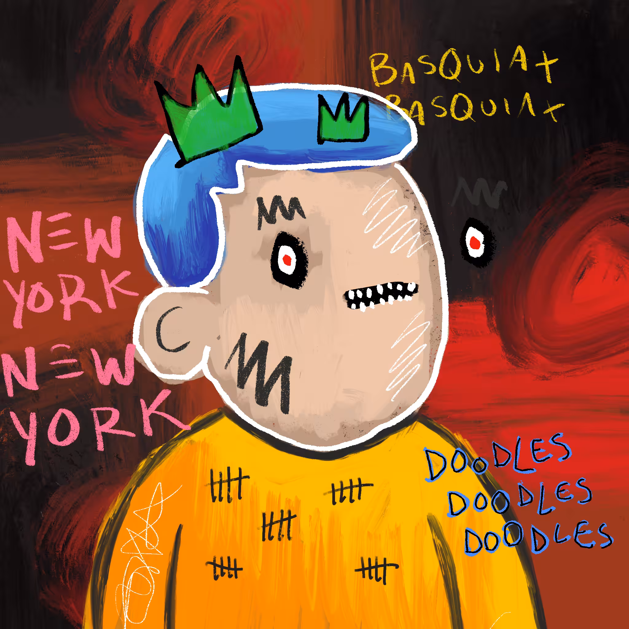 Doodlesquiat #1