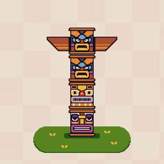 Tiki Totem #43