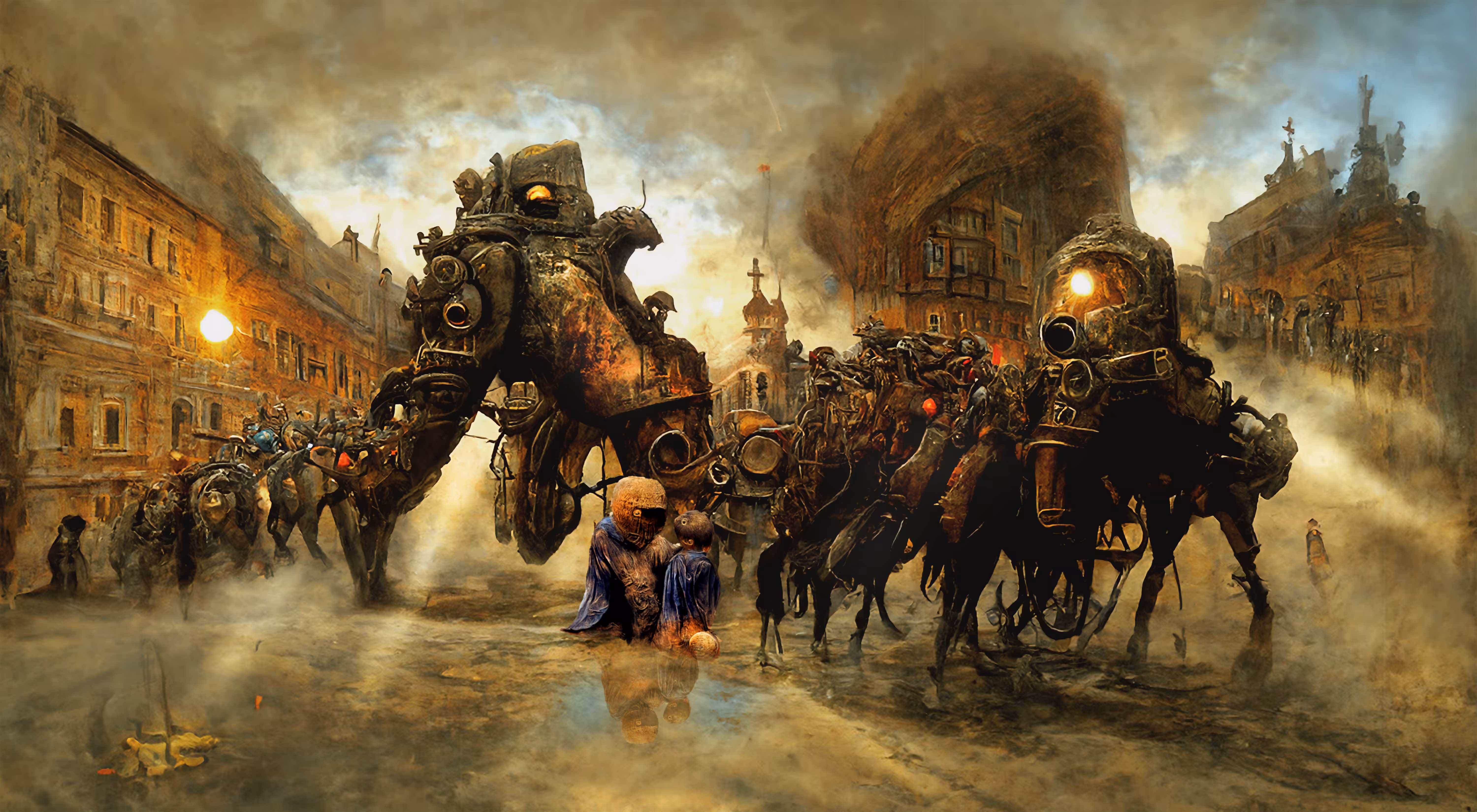 The Lost Children of Mariupol VIII ( Beksinski Edition )