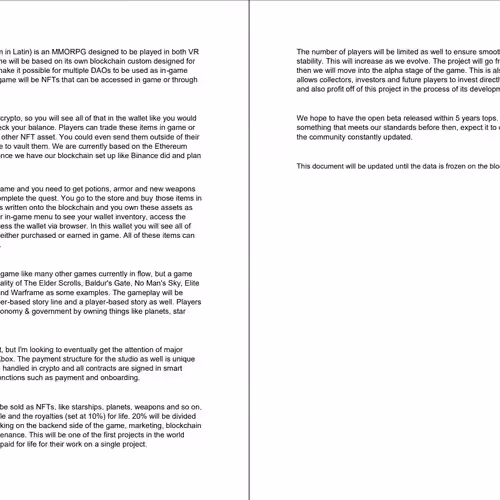 Animus Regnum Summary Letter