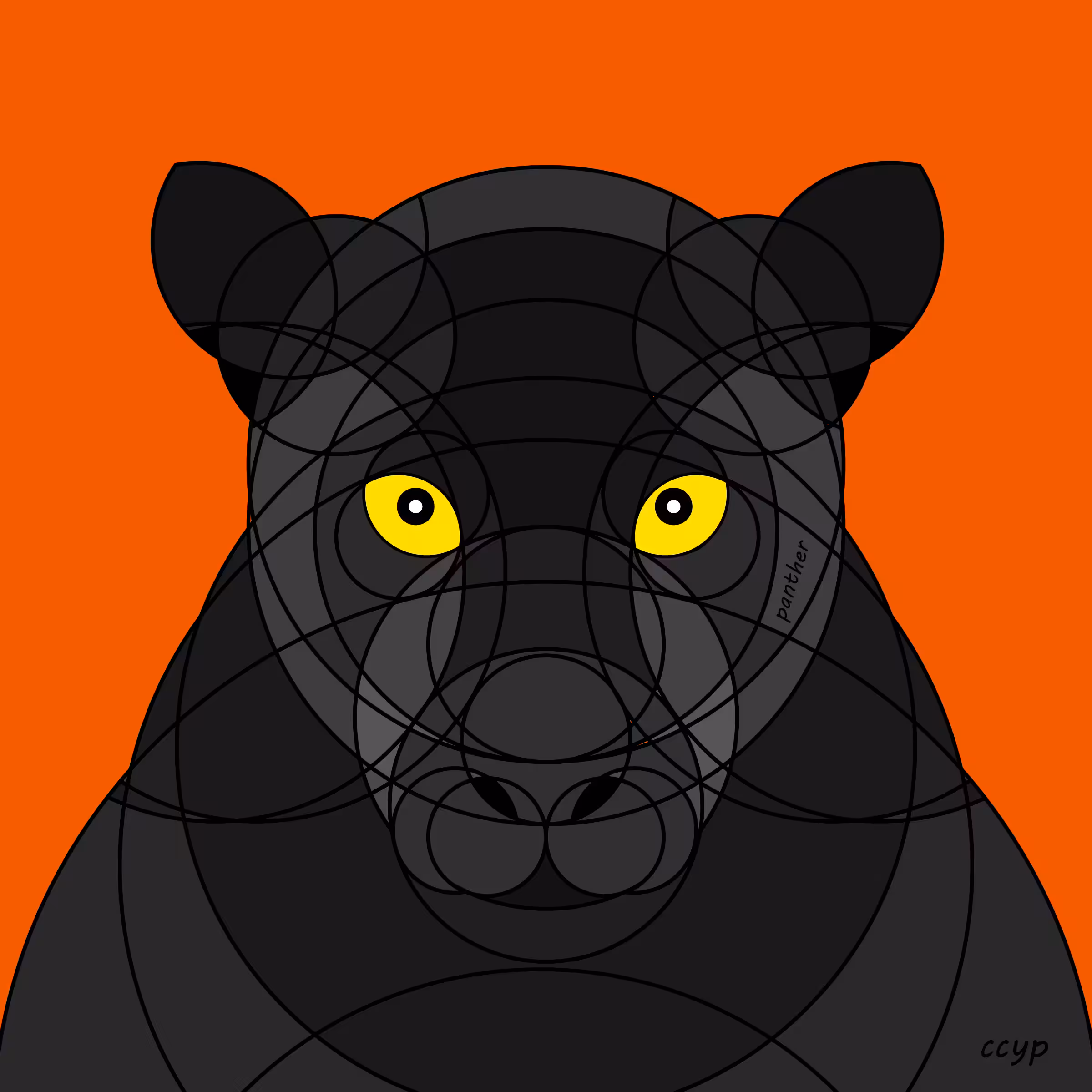 Animal Circle Illustration #035