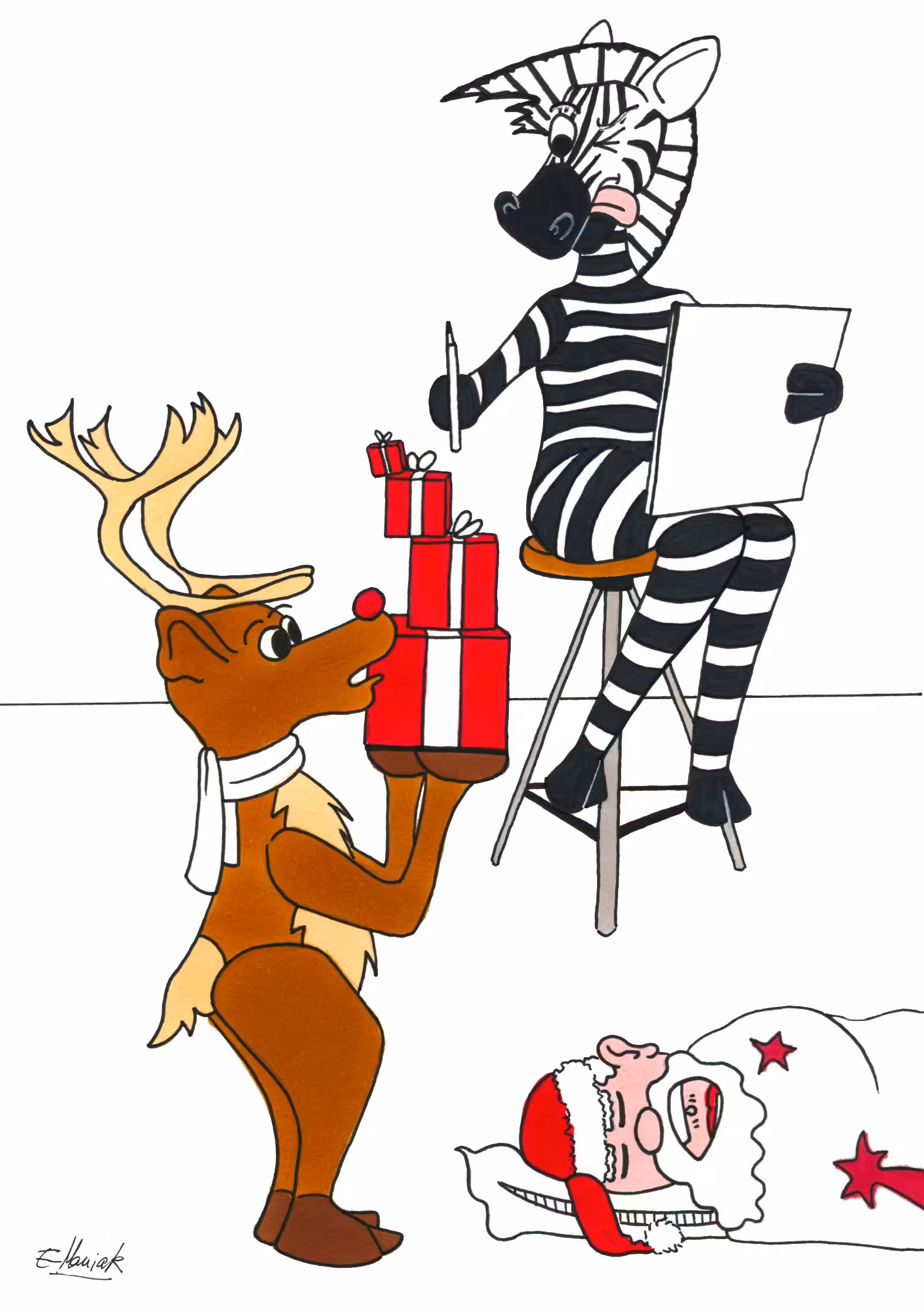 Designing the greeting card