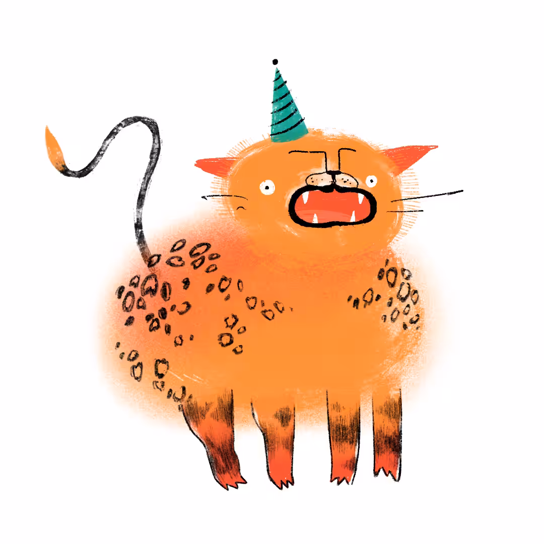 imaginary striped animals #24