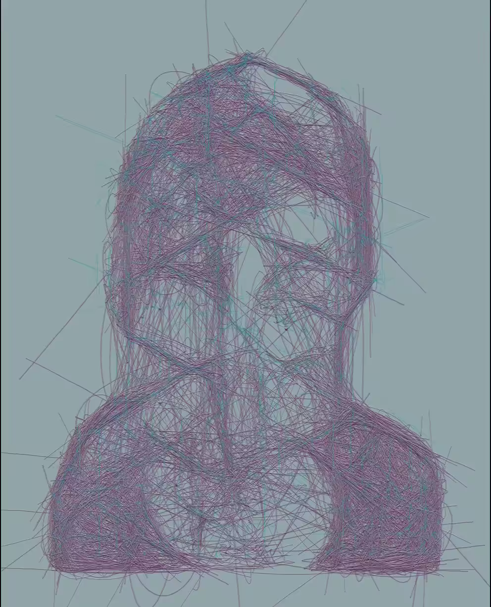 Study for a masked self-portrait (2021)