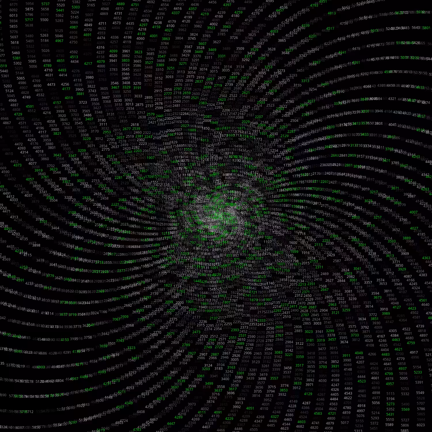 Polar Plot of Numbers #97