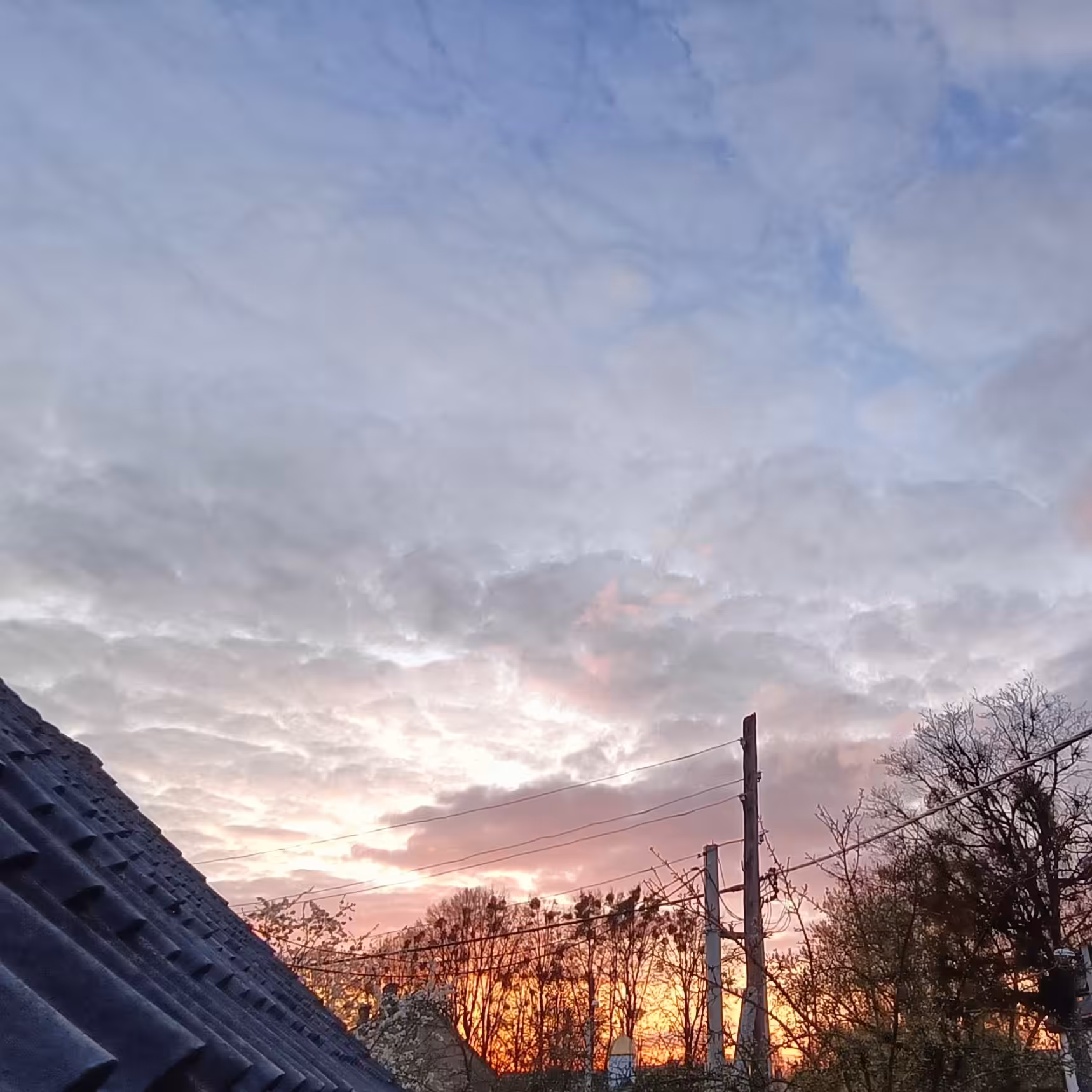 The view from my window to the west