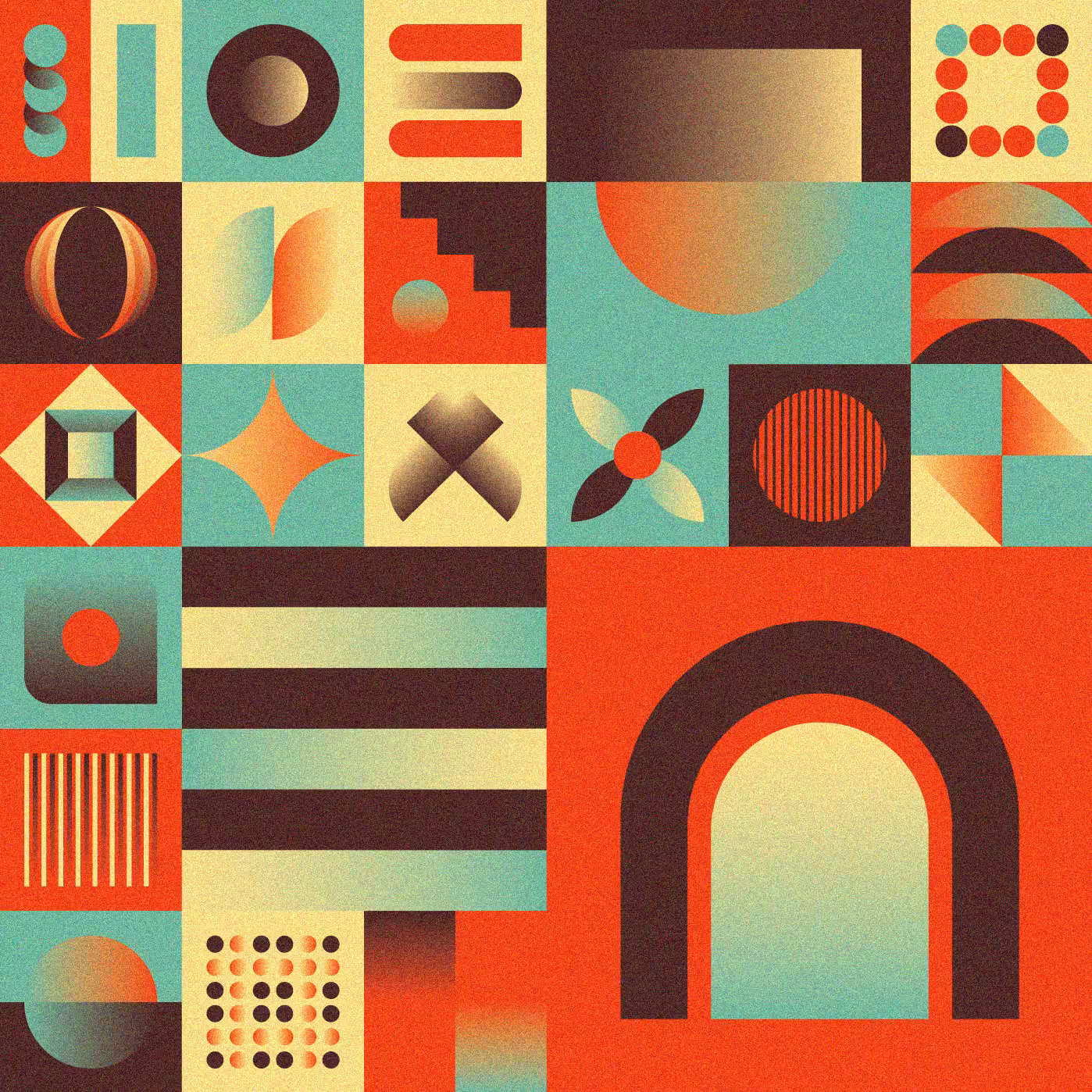 Shadient Grids #44