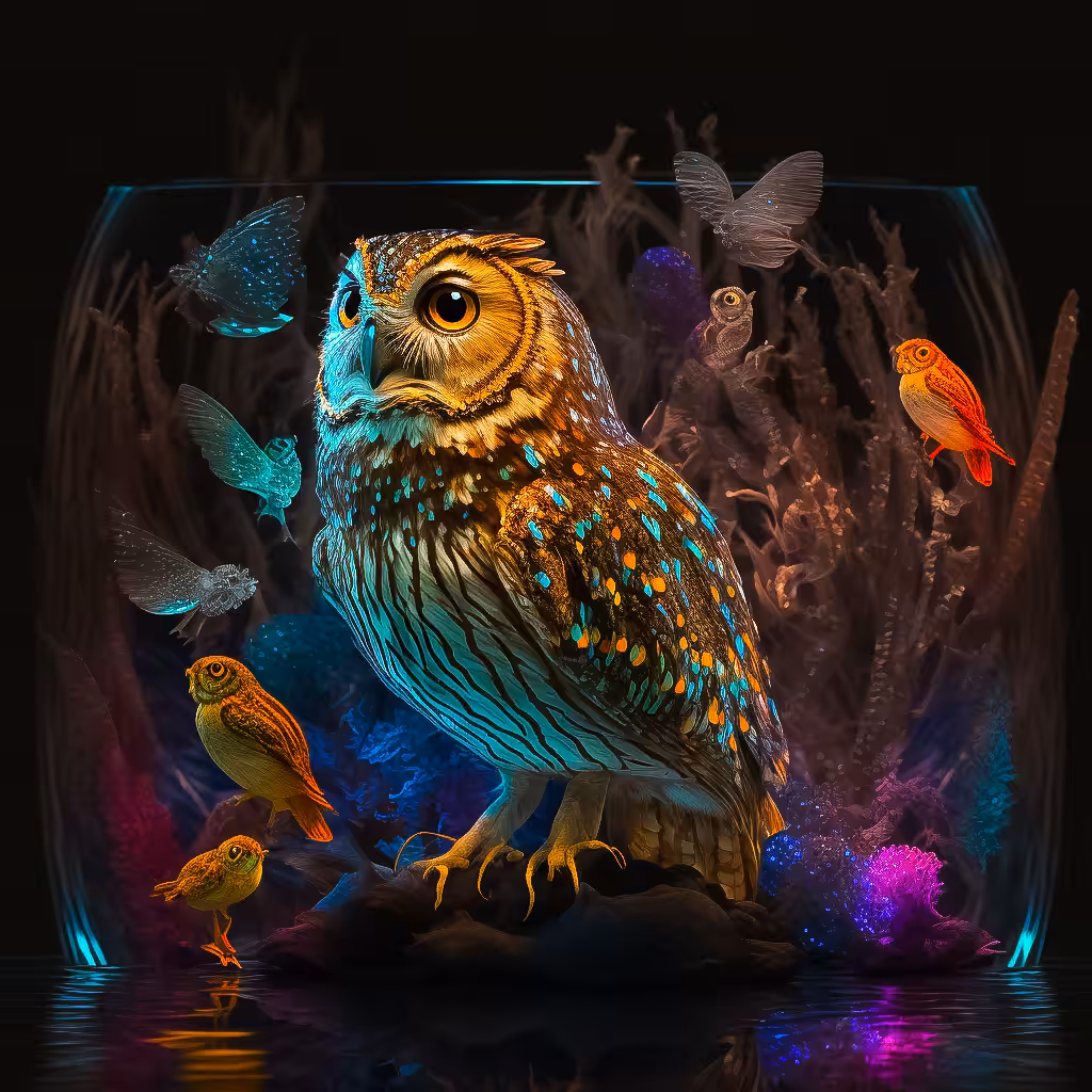 Abstract fun #06 : owl
