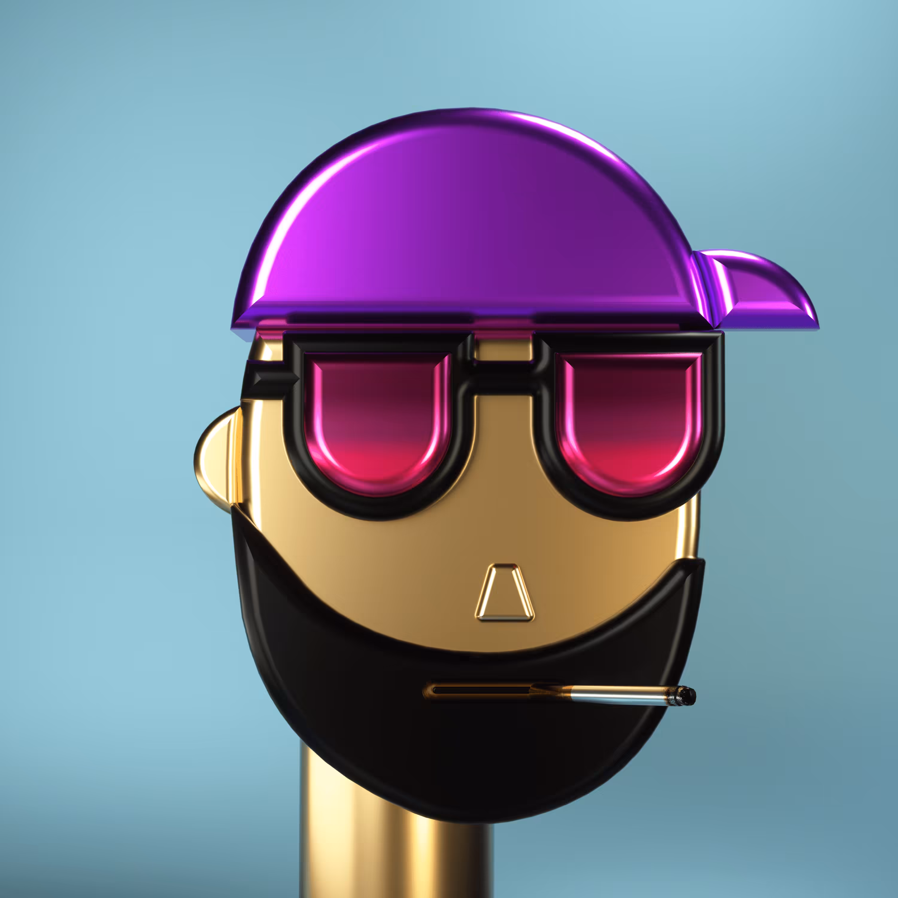 3D Chrome Punk #0985