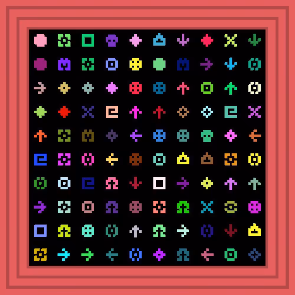 blockchain :: Procedural Symbols #203/1000
