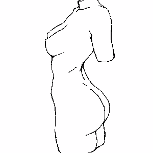Torso 300x300 Pixel Drawing P100