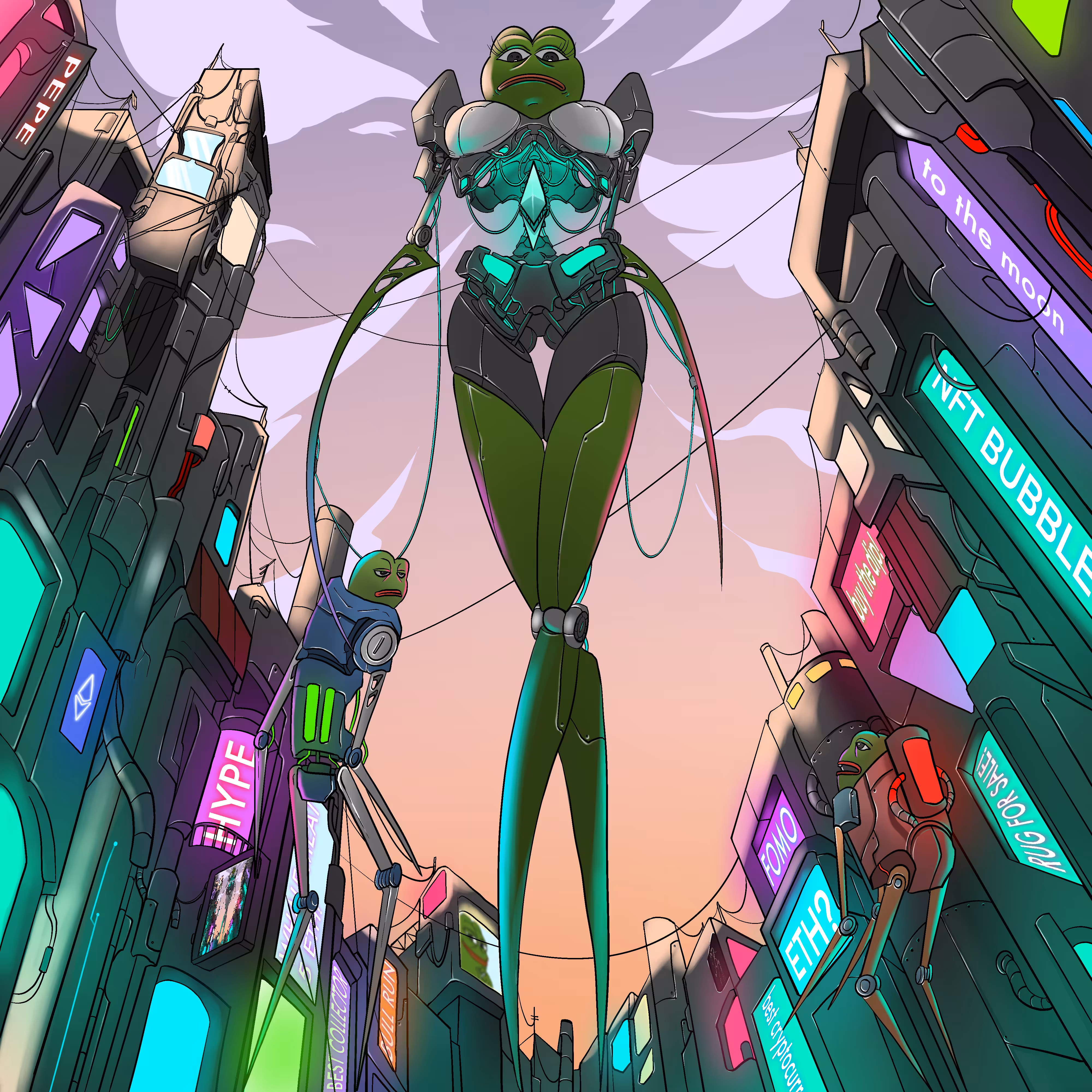 Pepe, queen of Hype city