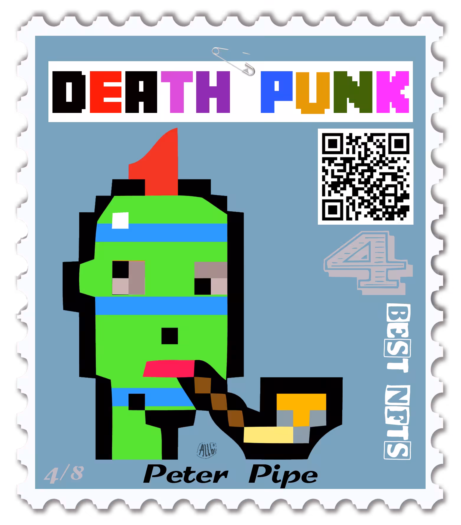 DEATH PUNK STAMP 4 - Peter Pipe
