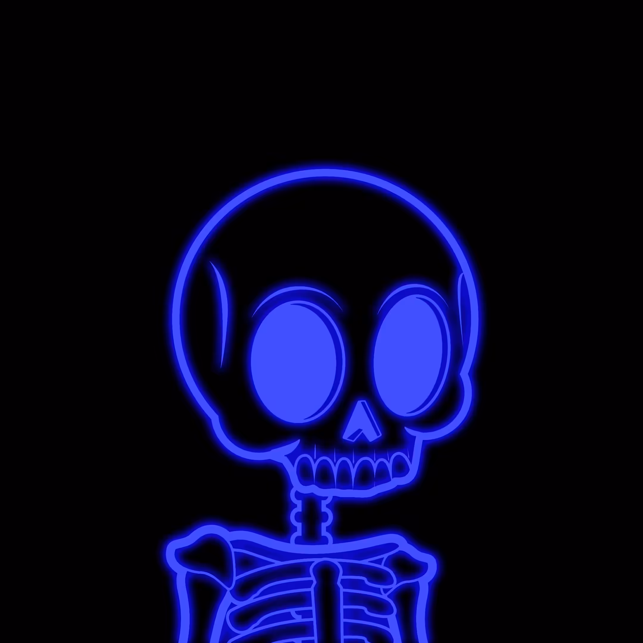 Edgar The Skeleton - Neon #121
