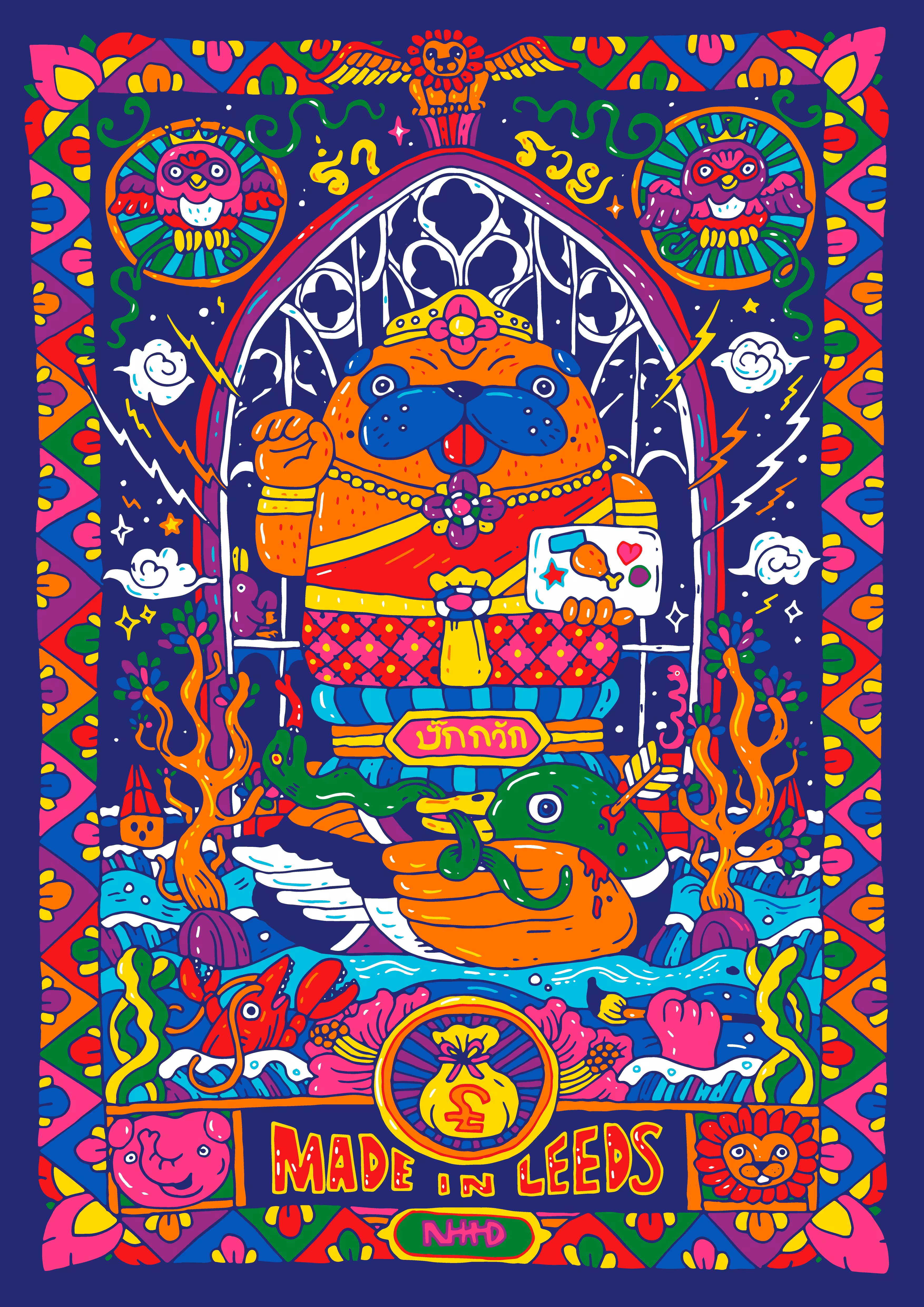 Holy Lucky Pug – Thai Goddess Of Wealth
