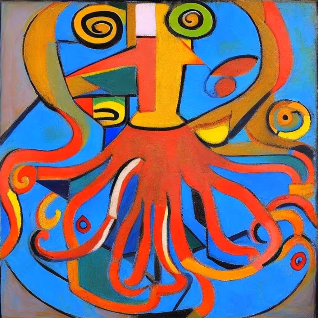 Cubist #8 (Octopus)