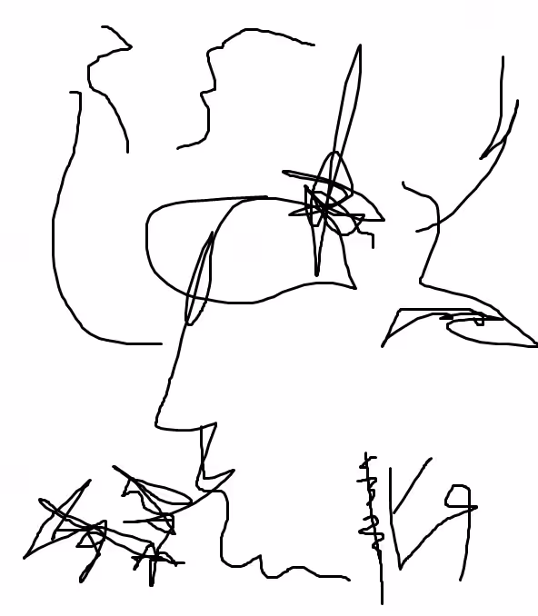 Lines (Not a Portrait of a Woman Cussing)
