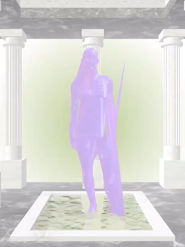 The Threatening Bright Purple Woman #1600