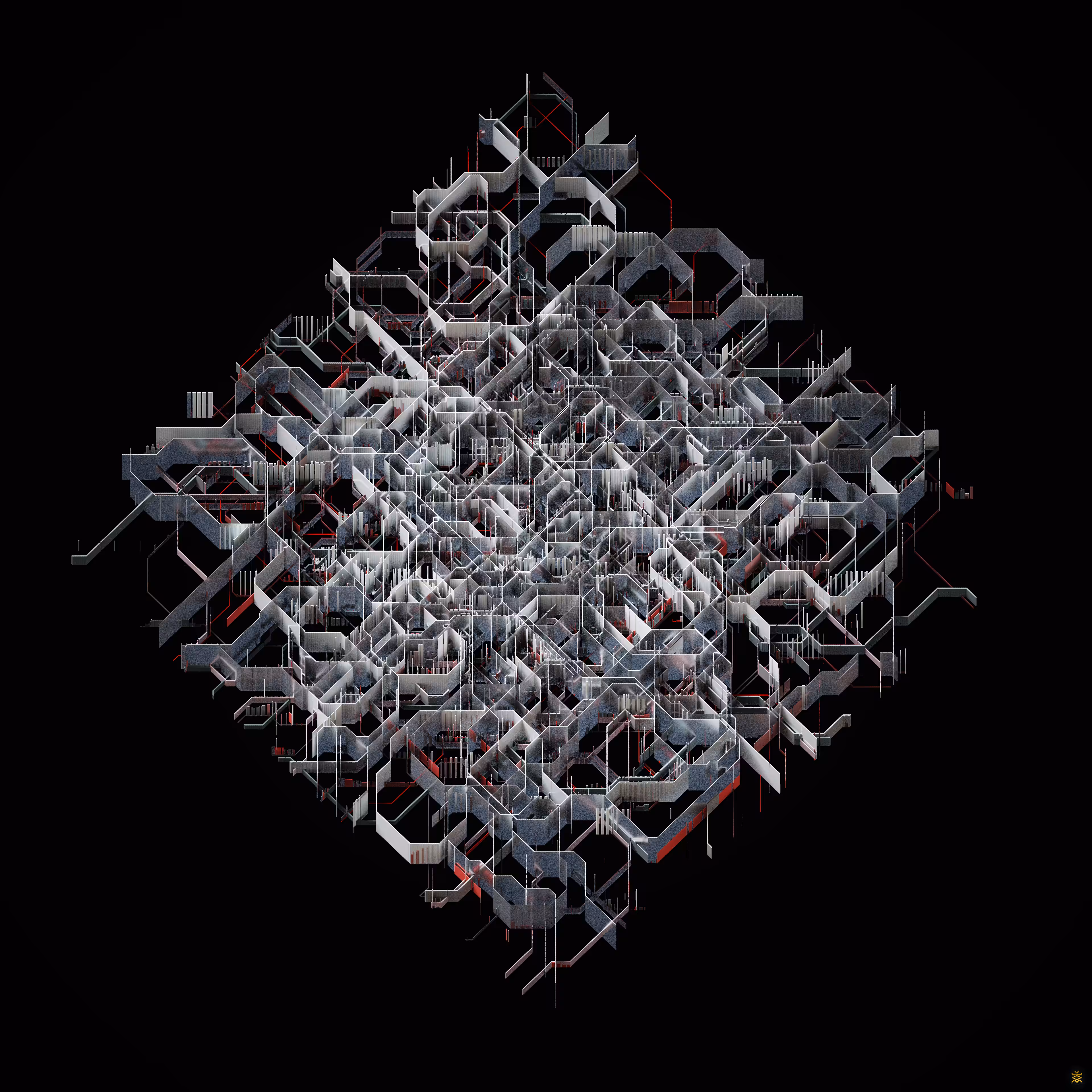 #01 Generative Mirror Labyrinth