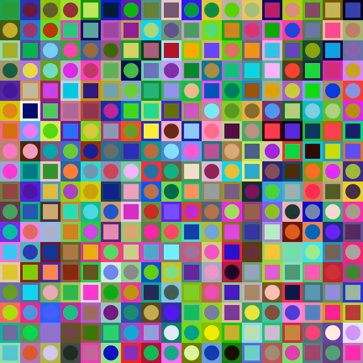 Square Dot Composition #73