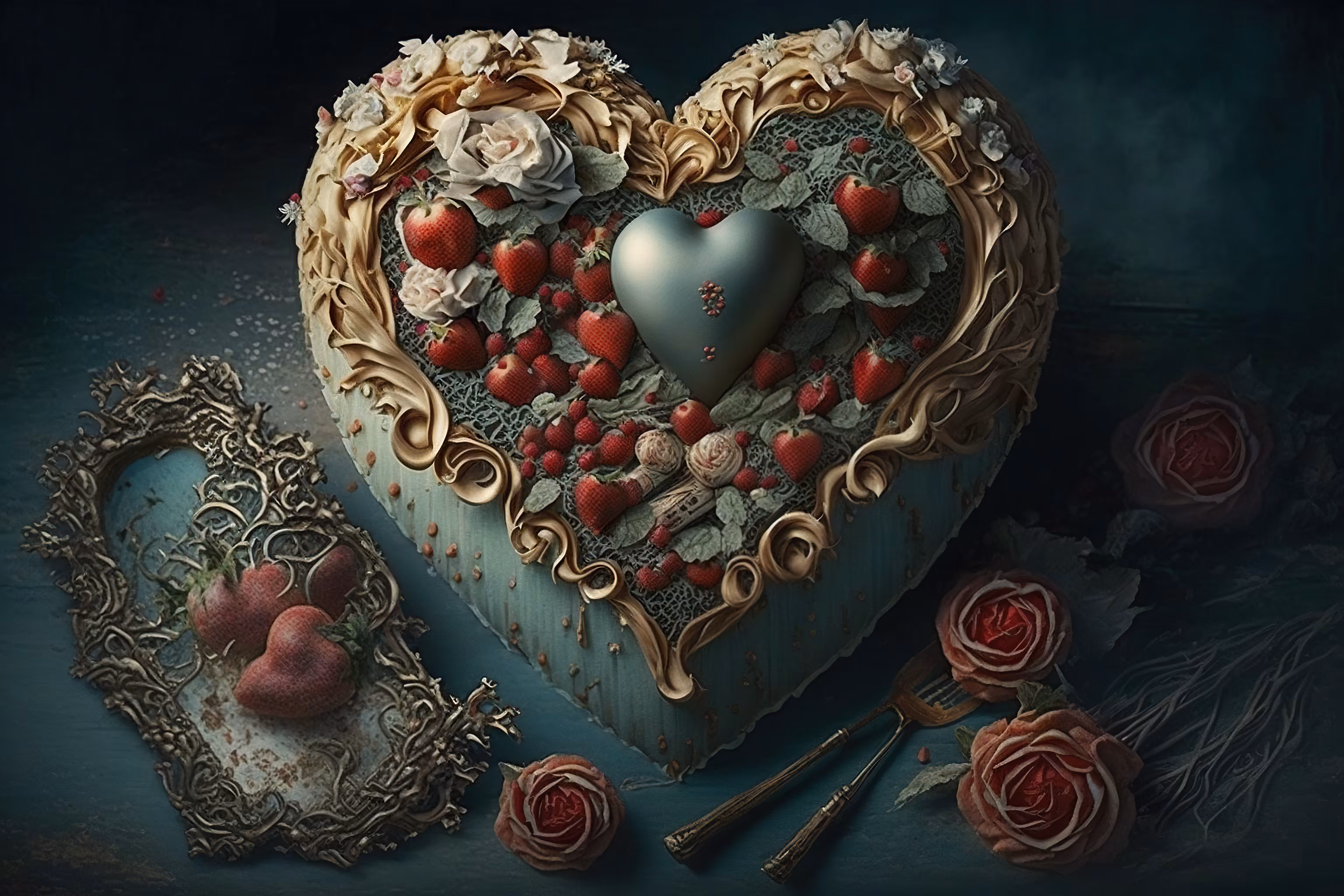 Heart Cake