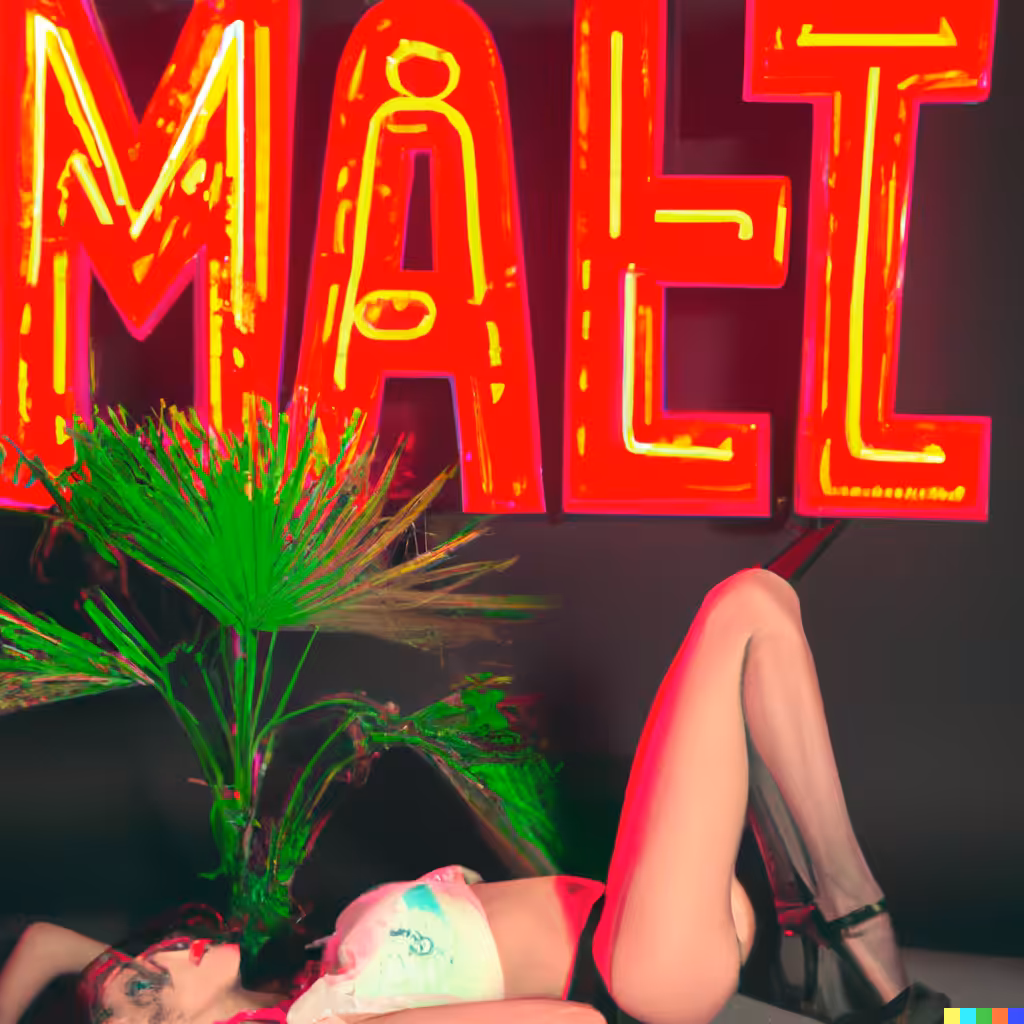 MISS AL SIMPSON X DALL-E 2 - LOST MOTEL 51