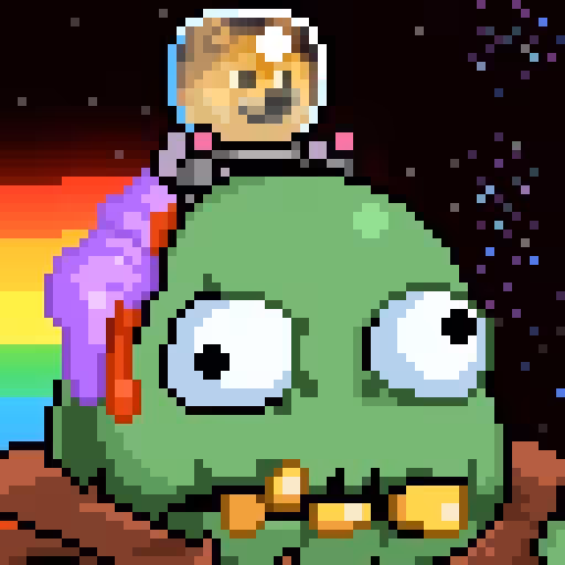 Crypto Doodle #029 [To the Mars with Kevin-Z]