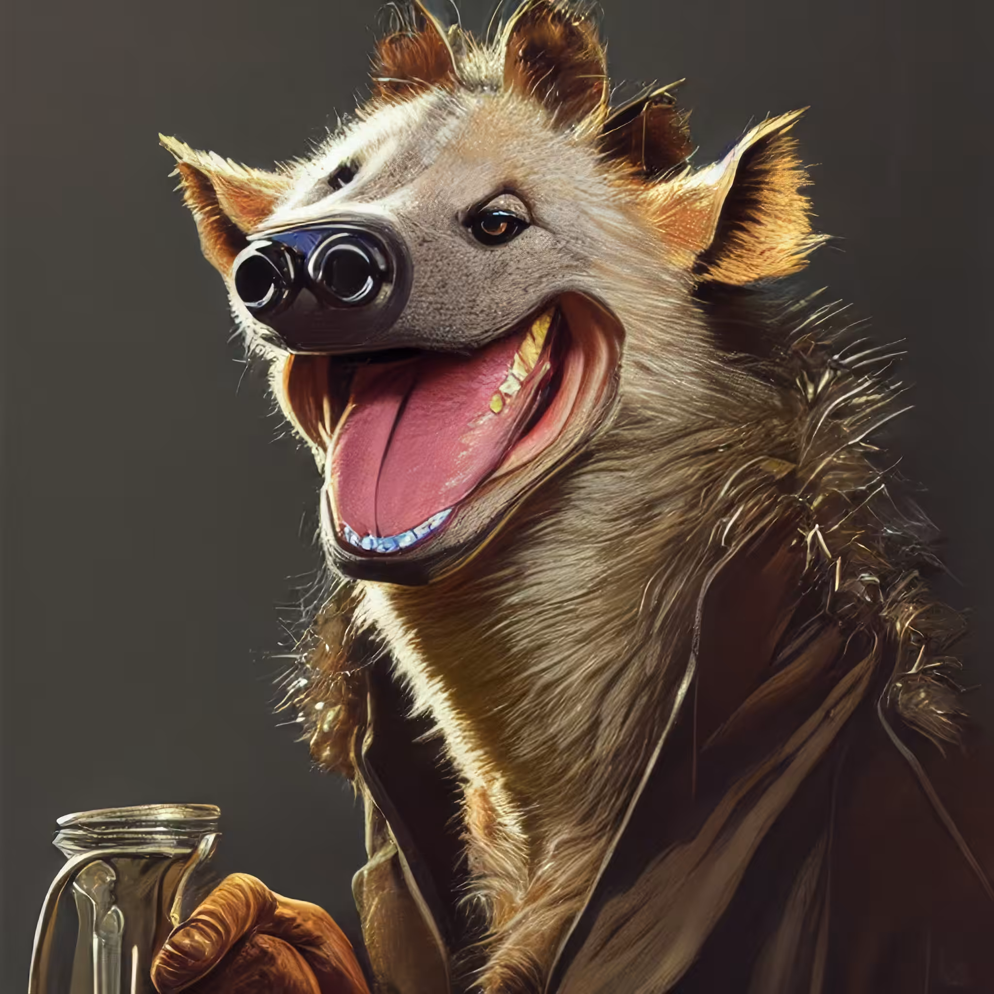 Furry Hyena 0556