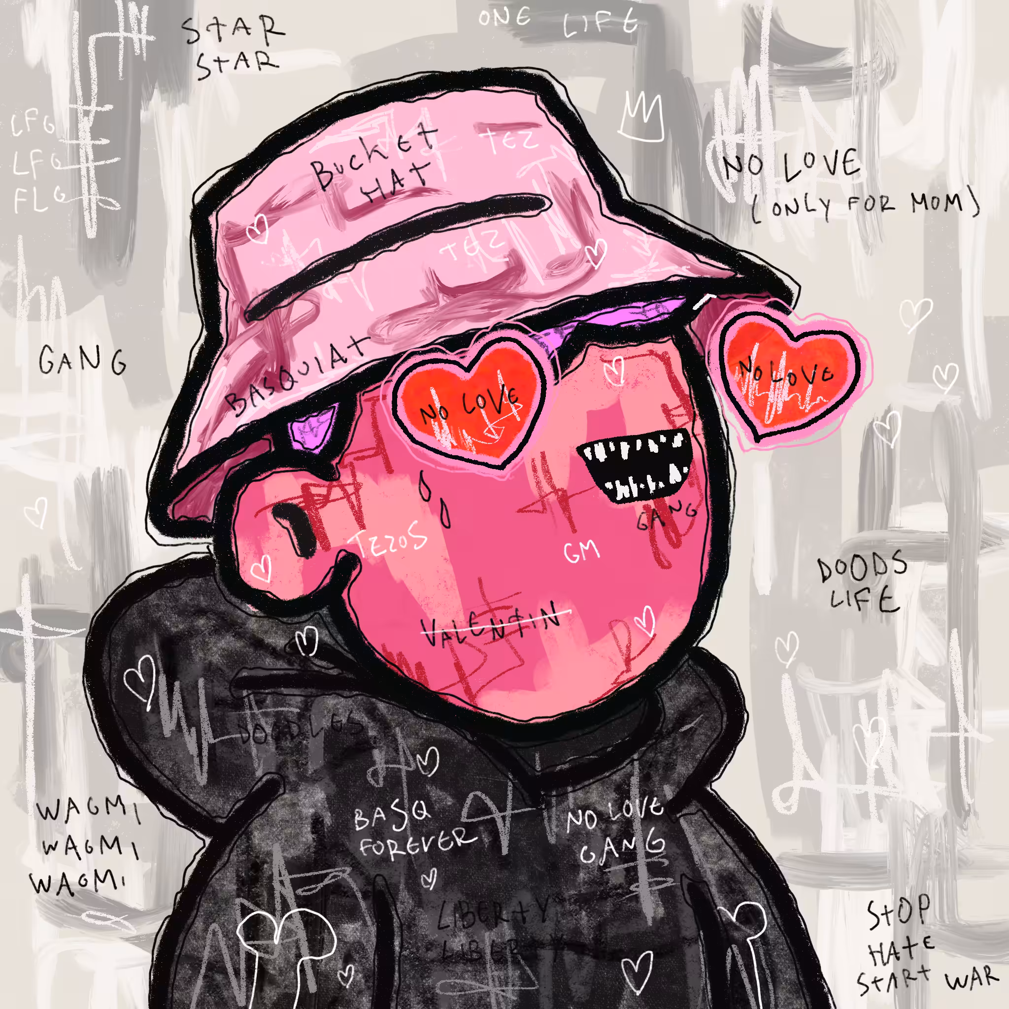 Doodlesquiat #32
