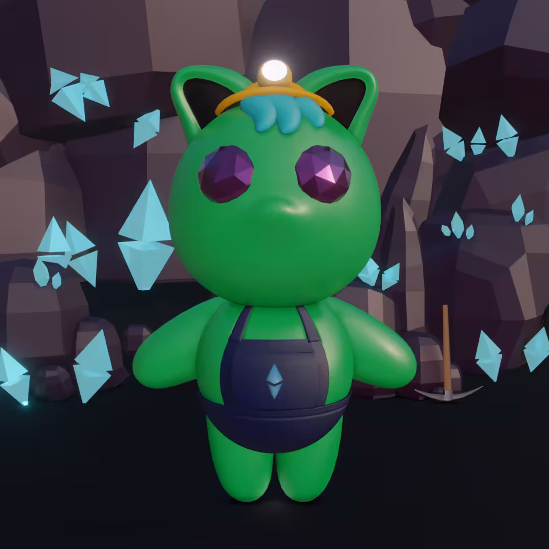 PEARL TEDDIES #001 - Miner Bear