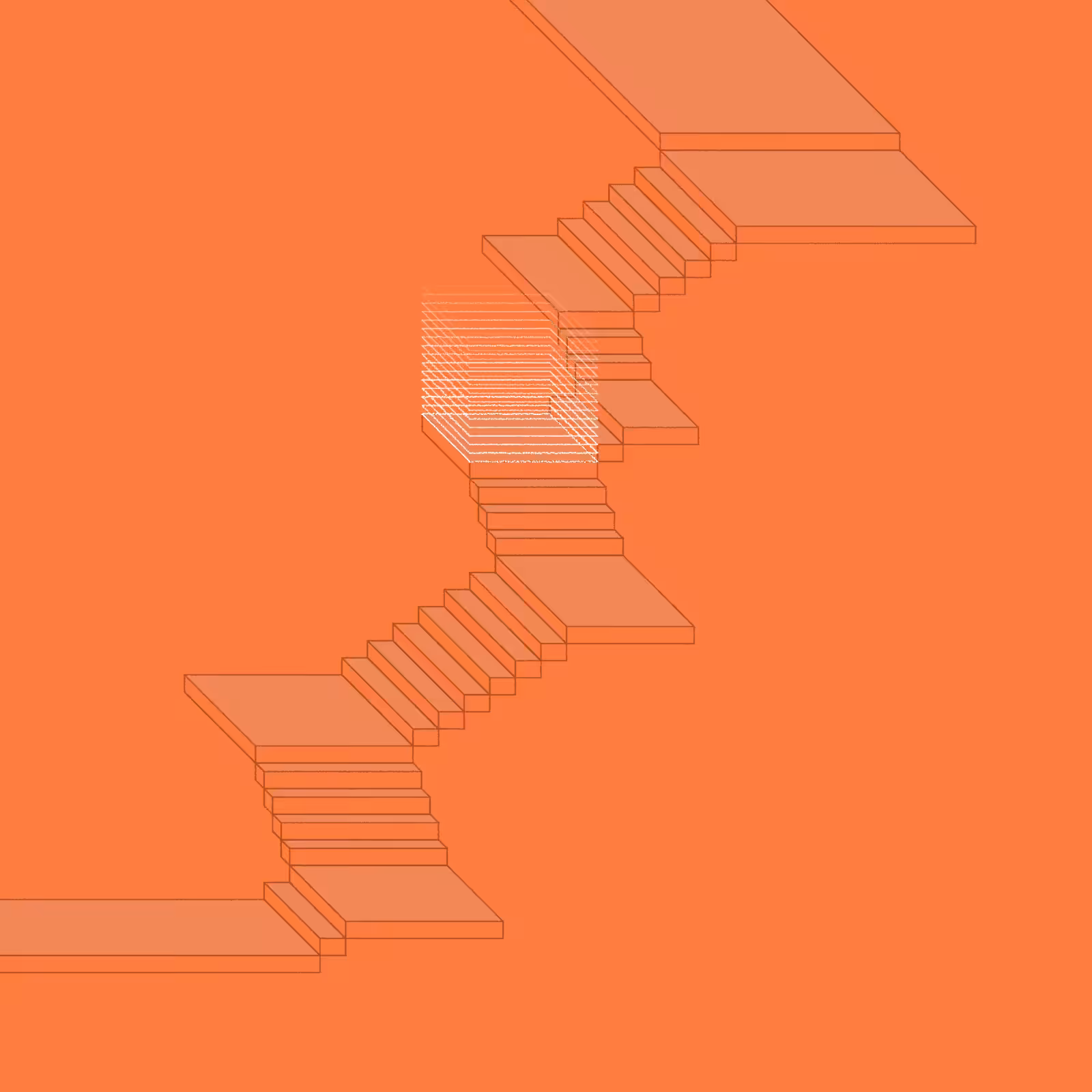 Stairs in a room #101