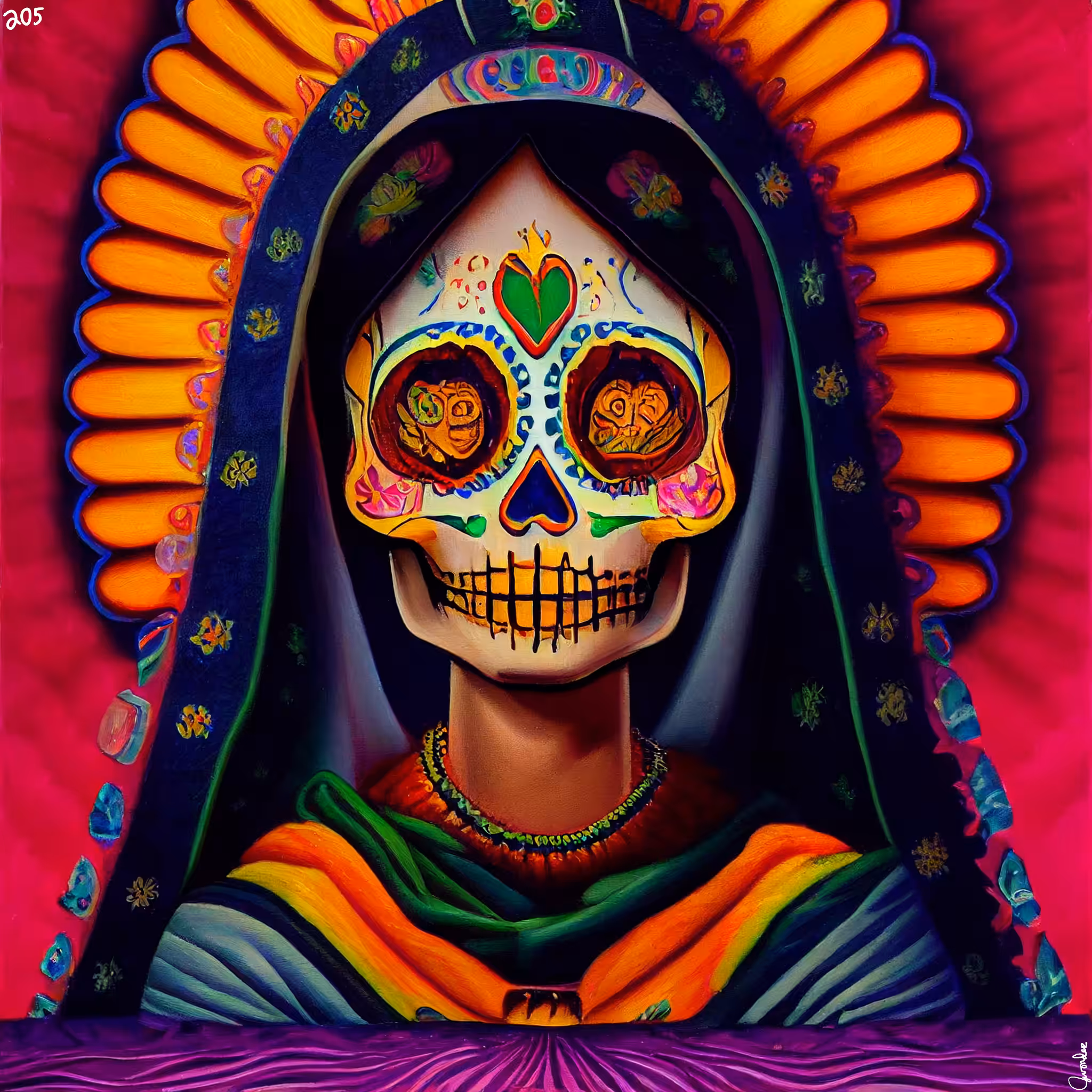 sugar skull #205