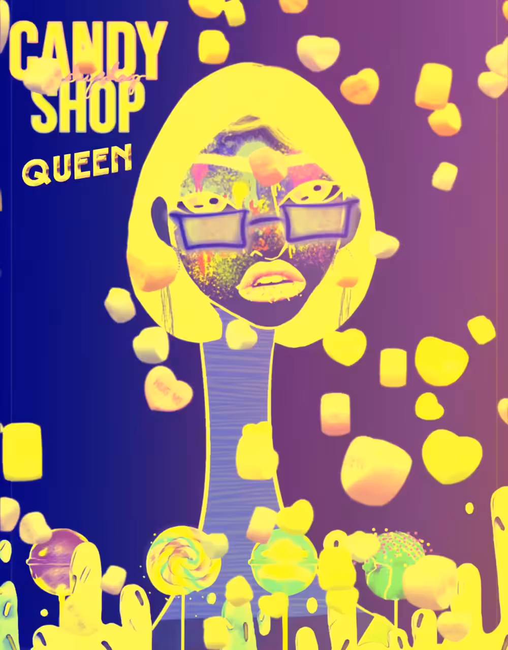 The Candy Queen SofT Eye  Derivative of The Long Neckie Lady #1834