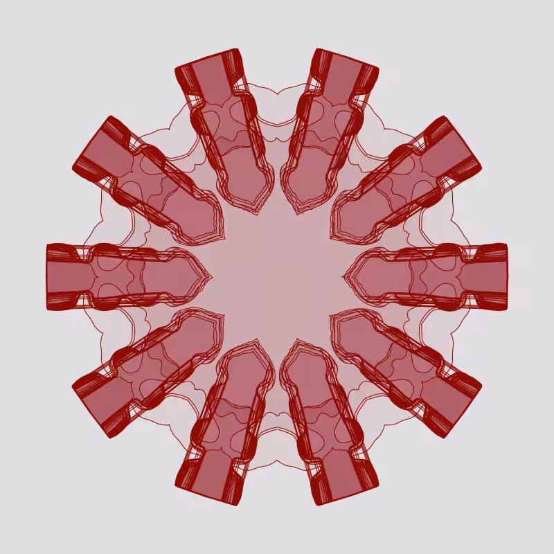 Handdrawn Kaleido #15