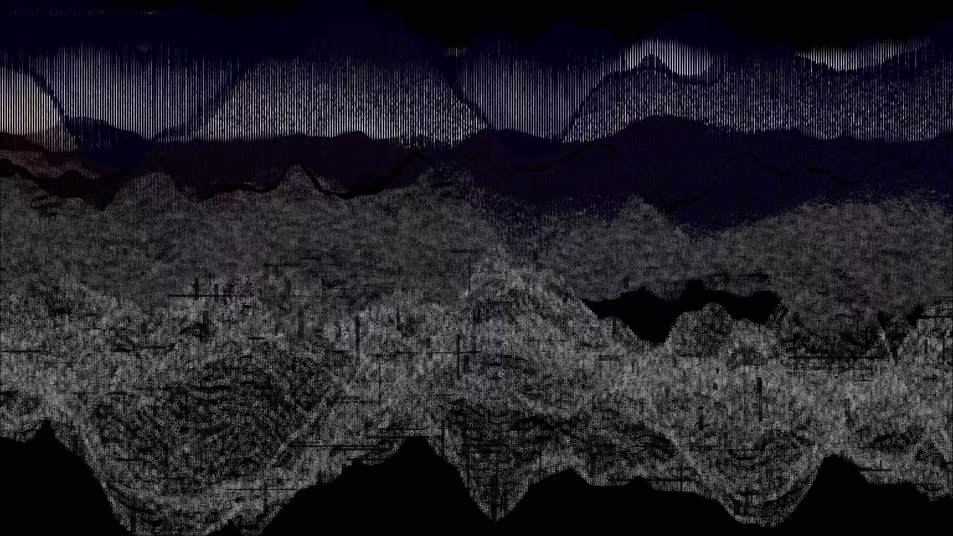Pixel rain in a data landsacape #171