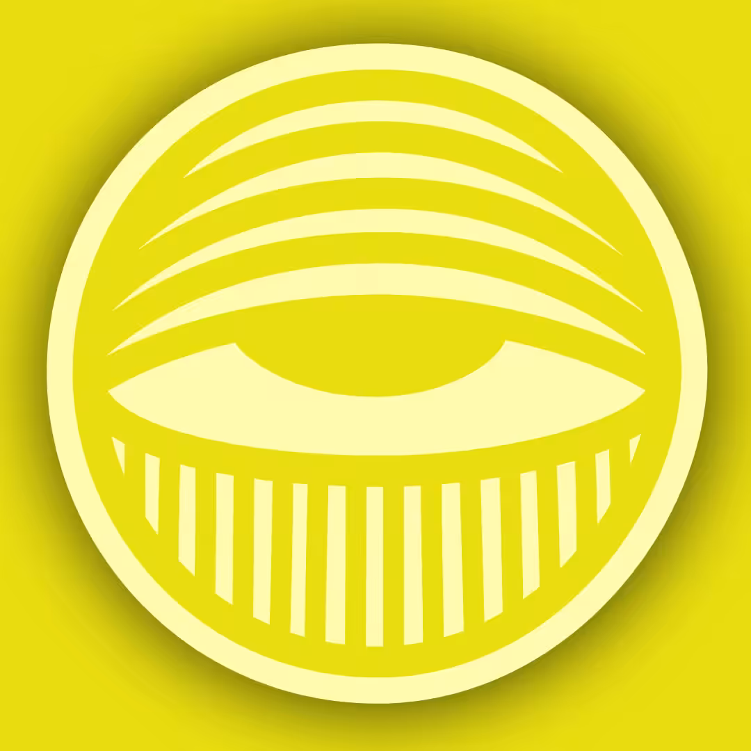 Single Blinking Eye (Yellow)