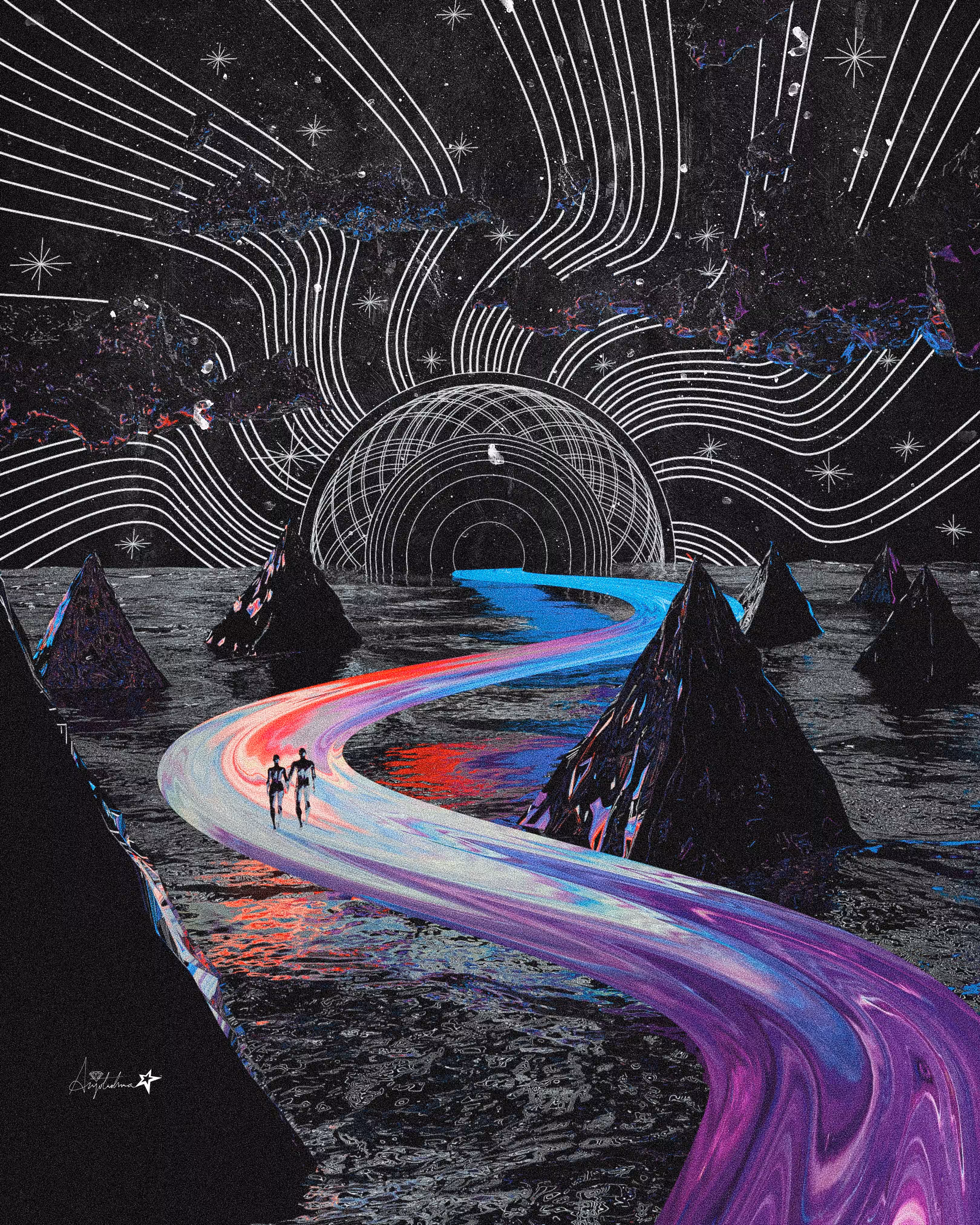 Colours, Lines & Feelings ✦: The Journey of a Thousand Stars.