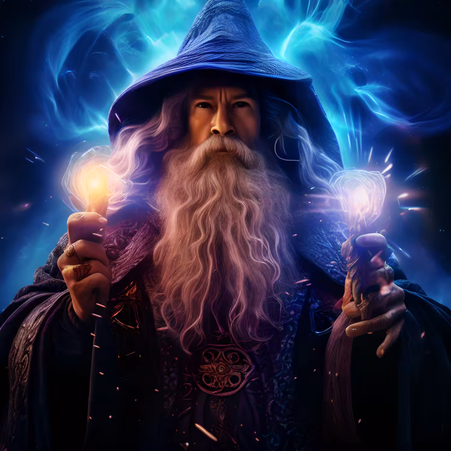 A WIZARD CONTROL THE MULTIVESE WITH ELECTRIC 