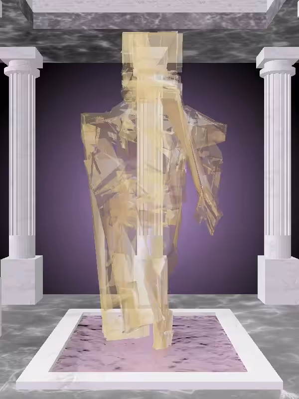 HeavenComputer: The Fading Injured Real Gold Man #2729