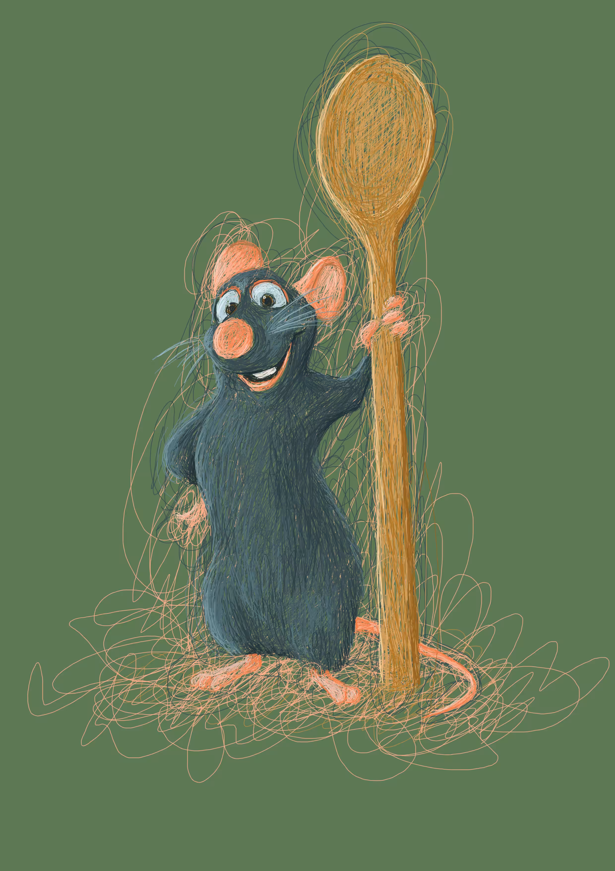 Chef Mouse(Ratatouille)