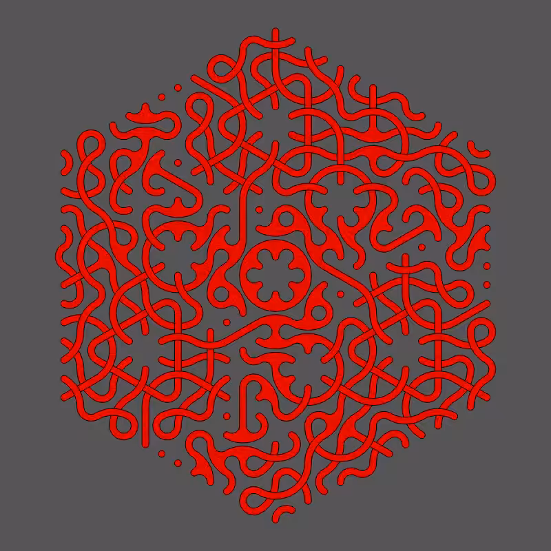 Threefold Symmetry - Dark Variations #314