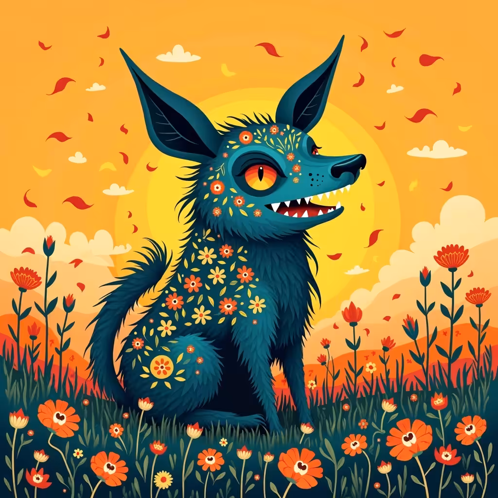 Floral Moon-Beast #4