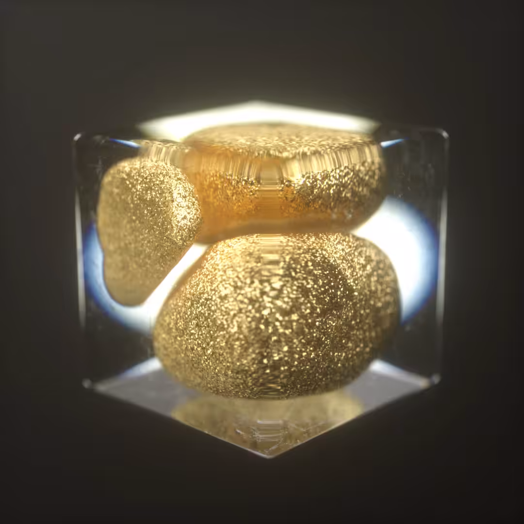 Limited Edition Gold Smoosh Cube