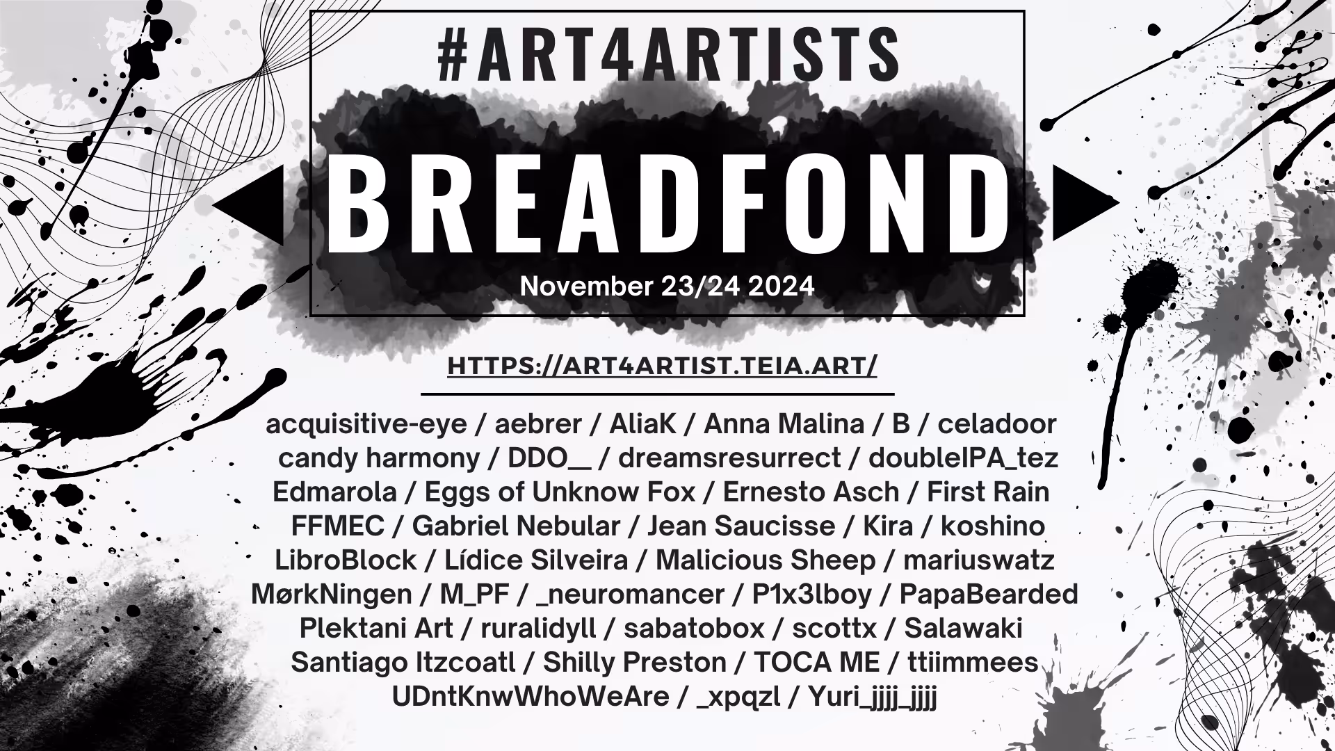 #Art4Artists Breadfond 2024